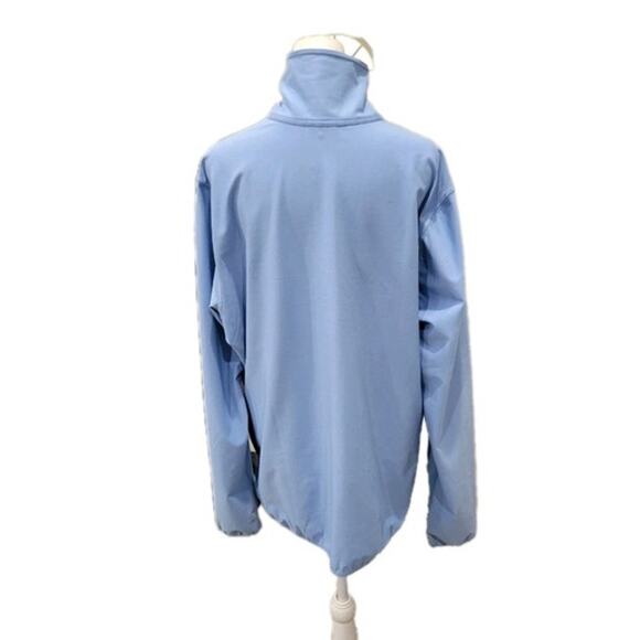 Nike Dri-Fit Full Zip Jacket Women's 1X Blue‎ Long Sleeve Pockets Lightweight - Picture 7 of 13